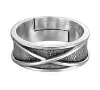 HolooVeranillo Anime Super Black GK Time Rings, Retro Time Space Goku Ring, Punk Gothic Open Adjustable Ring for Men, Dragon Ball Z Cosplay Jewelry, Collector Gift (Black)