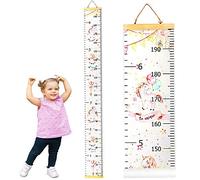 Holoras Height Chart for Kids Wall Hanging Growth Chart, 79 x7.9 inch Removable Canvas and Wood Wall Ruler Baby Growth Chart for Kids Room Decoration (Unicorn Style)