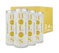 HOLOS Jasmine Hops Organic Sparkling Tea with Kombucha Culture - Sparkling Green Tea with Citra Hops - Gut Health Drink with Natural Ingredients and Added Fibre - Brewed in the UK - 24 x 250ml