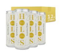 HOLOS Jasmine Hops Organic Sparkling Tea with Kombucha Culture - Sparkling Green Tea with Citra Hops - Gut Health Drink with Natural Ingredients and Added Fibre - Brewed in the UK - 12 x 250ml