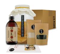 HOLOS Kombucha Starter Kit - Home Brew Kit with Liquid SCOBY Kombucha Starter - HOLOS Signature Tea, Sugar and SCOBY Pack for Home Brew - Foodie Gift Ideas