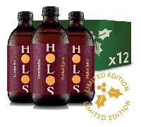 Holos Limited Edition 'Mulled Spice' Christmas Kombucha, 12 x 330ml bottles, Non-Alcoholic, 75cLBy Winebuyers
