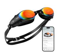 Holoswim Smart Swim Goggles 3 Pro, AR Swim Goggles with Display, GPS & Compass Swim Tracker, Data Tracking & Training Plans for Pool & Open Water, 10-Axis Sensor, 64x128 HD Display, TÜV Anti-Fog