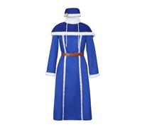 HOLRAN Fairy Tail Juvia Lockser Long Dress Cosplay Costume - blue - XL
