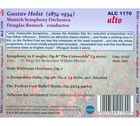 HOLST: COTSWOLDS SYMPHONY; WALT WHITMAN OVERTURE; A HAMPSHIRE SUITE NEW CD