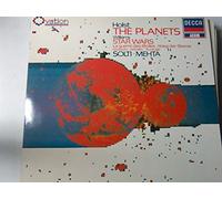 HOLST Gustav Theodore von (Inghilterra); WILLIAMS John (USA) - HOLST, Gustav: The Planets, op.32 - WILLIAMS, John: Suite from "Star Wars" -- Decca (1986) Ovation--VINYL-DEC 4172681-DECCA - Inghilterra-HOLST Gustav Theodore von (Inghilterra); WILLIAMS John (USA)-John Alldis Choir; London Philharmonic Orchestra; Los Angeles Philharmonic Orchestra; MEHTA Zubin (dir); SOLTI Georg (dir - pianoforte)