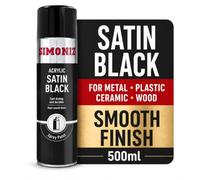 HOLST SIMONIZ SIMP16C Satin, 500 ml, Matt Black | Fast-drying, durable satin finish for automotive and DIY projects.