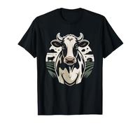 Holstein Cow Dairy Farmer Proud Black White Herd Cattle T-Shirt