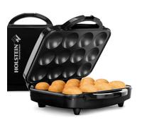 Holstein Housewares - Non-Stick Full Size Cupcake Maker, Black - Makes 12 Cupcakes, Muffins, Cinnamon Buns, and more for Birthdays, Holidays, Bake Sales or Special Occasions