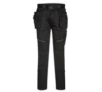 Portwest KX343 Men's KX3 Slim Fit Jogger Work Trousers Holster Pocket Black, XXL