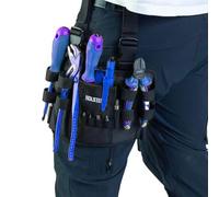 Holster Z 2.0 Pouch, 2024 Model With Belt Clip, Multiple Pockets for Electrician, DIY, Automotive, Craftsman, Cell Phone Holder (Black)