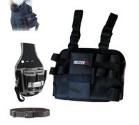 Holster Z 2.0 Tool Pouch Set, Multitool Pouch, Electrician Tool Pouch, Tool Pouch with Belt Clip, Dach Pro Holster Z 2.0 Tools, Holster Z Leg Tool Belt (1 Large+ 1 Small+ 1 Belt)