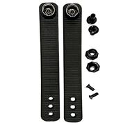 HolsterBuilder IWB Soft Belt Loops - Holster Accessories with Dot Cap for Better Security - Heavy-Duty Holster Clip Works with 1.5" & 1.75" Belts - Kydex & Sheath Belt Loops with Hardware Kit (Pair)