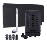 HolsterSmith DIY Sheath Making Kit - 1-Piece Design - KYDEX - P1 Texture - Black - D ombat Loop (Large) - (w/Mounting Hardware) - (w/Molding Foam and Eyelet Hand Setter)