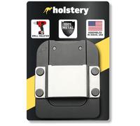 Holstery DriverMaster PRO | Clip-On Tool Belt Drill Holder - Simple Hook Holster for Cordless Drill, Impact, Nailer, Tape Measure, or Any Tools with Hanger Clips - All Metal, Black