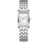 HOLSTOUR Watches for Women Vintage Bracelet Roman Dial Rectangular Case Gold Watch Waterproof with Tools, Silver