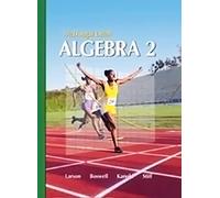 Holt McDougal Larson Algebra 2: Transparency Book: Chapter 11 Algebra 2