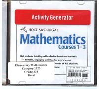 HOLT MCDOUGAL MATHEMATICS