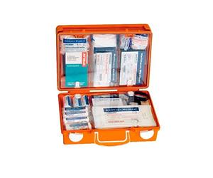 Holthaus Medical First Aid Case SAN First Aid Kit Emergency Box 31 x 21 x 13 cm with German DIN 13157