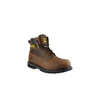 CAT Holton Safety Boots - Brown, Brown, Size 12, Men Brown