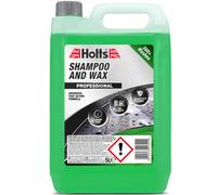 Holts Car Shampoo And Wax 5L, Easy Rinse Car Wash Shampoo, Professional Quality Car Wash And Wax For Streak Free Cleaning, Protects & Shines, For Hand Or Pressure Wash, Dual Action Car Cleaning