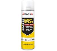 Holts Bradex Easy Start Spray 300ml | Cold Start Aid for Petrol & Diesel Engines | Works in Arctic Conditions | Quick & Easy Use for Cars, Vans, Lawnmowers, Tractors & More Yellow -1 Pack