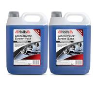 Holts Concentrated Screen Wash 5L X2 - Powerful All Seasons Windscreen Cleaner, Prevents Smearing & Freezing, Streak-Free Finish, Removes Dirt, Bugs & Road Grime, Long-Lasting Car Screen Protection