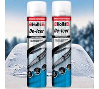 Holts De Icer Spray 600Ml Fast Acting Car Windscreen De Icing Solution Instant Ice Removal Prevents Refreezing 2 Piece