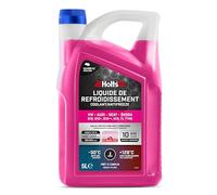 Holts HAFR0006B Antifreeze Coolant for Car VW-Audi-Seat-Skoda G12, G12+, G12++, G13, G12 EVO 10-year 300k mile long life protection to -30°C, Pink, 5 Litre
