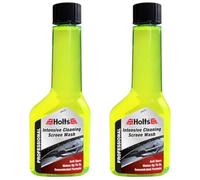 Holts One Shot Screenwash 125ml X2 - Car Windshield Washer Fluid Additive, Anti-Freeze Formula, Fast-Acting, All-Season Protection, Removes Dirt & Bugs, Easy to Use