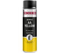 Holts Simoniz Aa Yellow Spray Acrylic Fast Drying Simp24D 500Ml