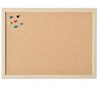 Holtz Cork Board with Wooden Frame 1000 x 600 mm Includes Accessories