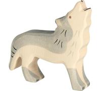 Holtztiger Holztiger Howling Wolf Wooden Figure