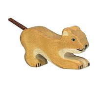 Holtztiger HT80142 Lion, Small, Playing, Assorted Colours