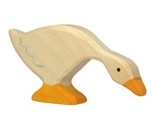 Holtztiger HT80028 Goose, Feeding, Assorted Colours,Small