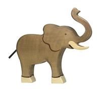 Wooden Tiger 80148 Elephant Trunk High 20 cm Wooden Figures Series Farmland