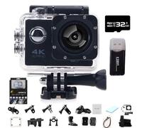 HOLVA Roamix Vision 4k Action Camera, 2026 Upgraded 170° Ultra Wide Angle WiFi Camcorder, Outdoor Waterproof Sports Video Cameras for Photography and Diving Enthusiasts (Black,32G)