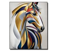 HOLXSW Paint by Numbers Kits for Adults Gold-Painted Portrait Oil Paint Digital Drawing Canvas with Brushes Christmas Decorations Gifts -16 * 20 Inch Frameless