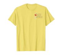 Holy Aperoli God Wine Glasses Funny Saying T-Shirt, Men, Lemon Yellow, Small