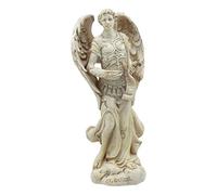 Holy Archangel Saint Gabriel Patron of Baptism Power Might of God Collectible Figurine Ivory Finish