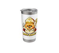 Holy Bagel for Catholic Christian Religious Jesus Lovers Stainless Steel Insulated Tumbler