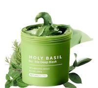 Holy Basil Bu/bble Deep Mask,Face Sheet Masks, Holy Basil & Carbonated Water for Cleansing Pores & Blackhe/ads,F/ace Masks Skincare,Facial Mask,Deep Cleansing Mask to Bu/bble Wash-Off,Face Pack
