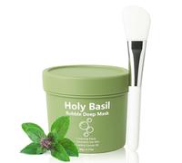 Holy Basil Bubble Deep Cleansing Mask 1/2/3 Pack, Holy Basil Bubble Deep Mask, Gently Bubbles for Deep Cleansing, Purifies Pores & Blackheads, 90g (One Size, 1 Pack)