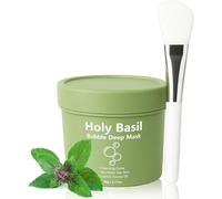 Holy Basil Bubble Deep Mask, Bubble Clay Mask, Holy Basil & Carbonated Water For Cleansing Pores & Blackheads, Control Excess Oil, Nourishes The Skin (1PC)