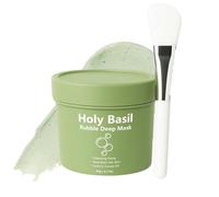 Holy Basil Bubble Deep Mask, Holy Basil Bubble Deep Cleansing Mask, Green Cleaning Facial Mask, Gently Bubbles for Deep Cleansing, Purifies Pores & Blackheads, Oil Control & Glowing Skin (1PC)