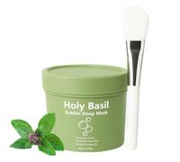 Holy Basil Bubble Deep Mask, Holy Carbonated Water Bubbles Gently for Deep Cleansing, Purifies Pores & Blackheads, Nourishes The Skin, Control Excess Oil 90g (1)
