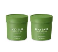 Holy Basil Bubble Deep Mask, Organic Clay Mask With Holy Basil & Carbonated Water, Deep Cleansing Clay Mask For Cleansing Pores & Blackheads, Gently Bubbles For Face & Body (2PC)
