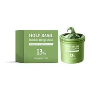 Holy Basil Bubble Deep Mask, Skincare Clay Mask for Blackheads and Pores