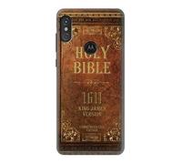Holy Bible 1611 King James Version Case Cover For Motorola One Power, Moto P30 Note
