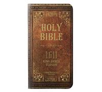 Holy Bible 1611 King James Version PU Leather Flip Case Cover For Samsung Galaxy J4+ (2018), J4 Plus (2018)
